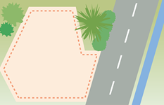 整形地イラスト